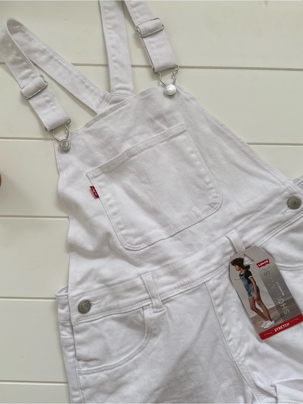 Levi's White Shortall